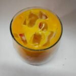 Mango Latte Glass Candle